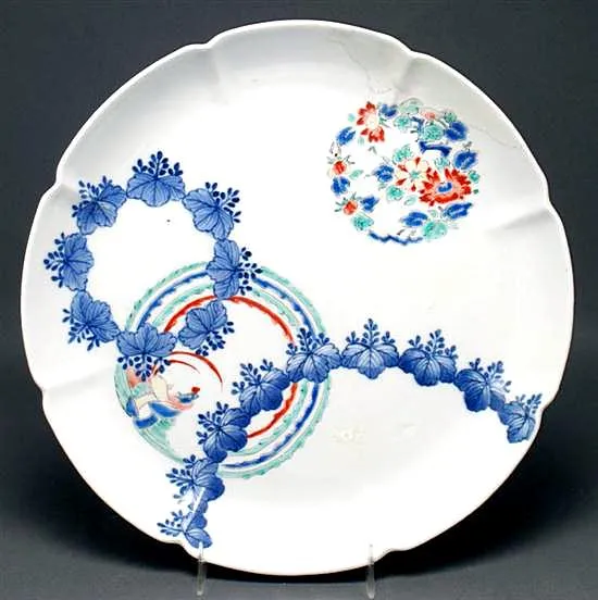 5 ANTIQUE JAPANESE KAKIEMON PLATE