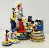 GROUP, FOUR DISNEY FIGURAL PIE