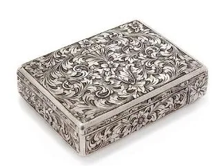 Collectible Italian Silver Compact