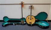 TWO CHINESE STRING INSTRUMENTS